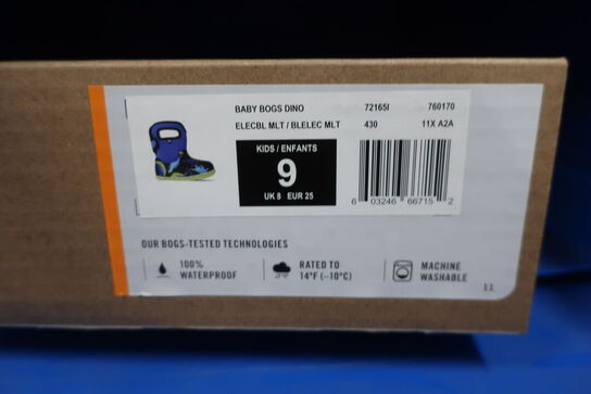 Gummistøvler BOGS Elecbl Mlt/Blelec Mlt Str: 25