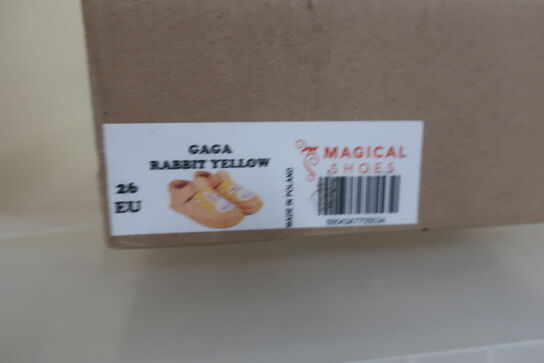 Hjemmesko MAGICAL SHOES Gaga Rabbit Yellow Str: 26