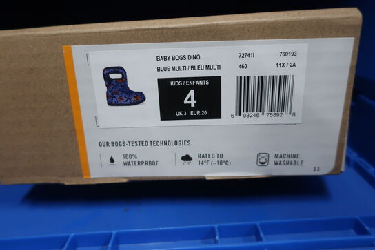 Gummistøvler BOGS Blue Multi/Bleu Multi Str: 20
