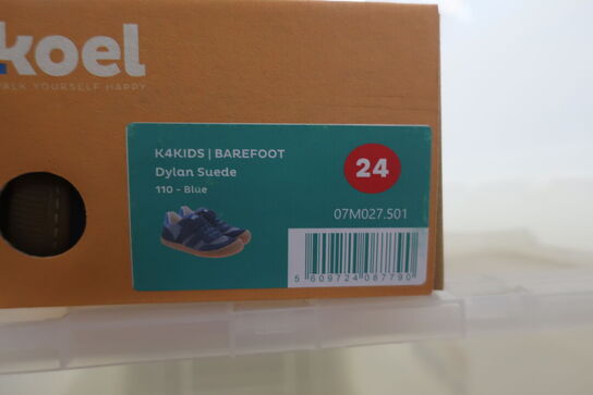 Sko KOEL Dylan Suede 110 - Blue Str: 24