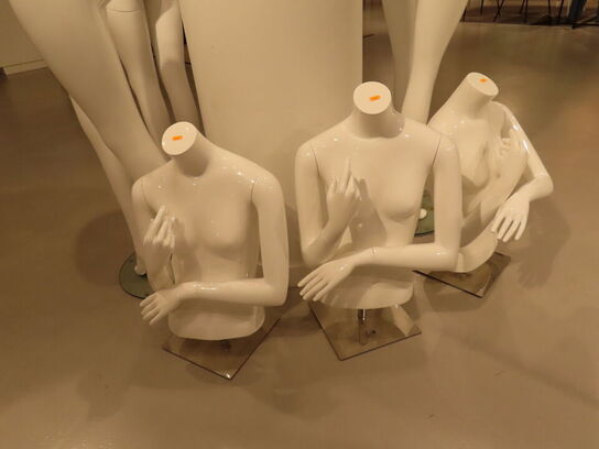 7 stk. mannequiner