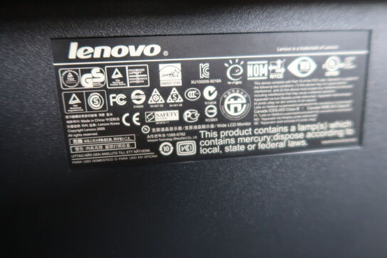 2 stk. 24" skærme LENOVO / SAMSUNG