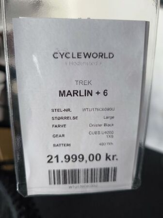 El-mountaikbike TREK Marlin +6