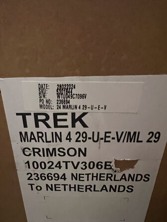 Mountainbike TREK Marlin 4 Rød/Crimson ML/29"