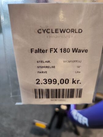 Børnecykel FALTER FX 180 Wave
