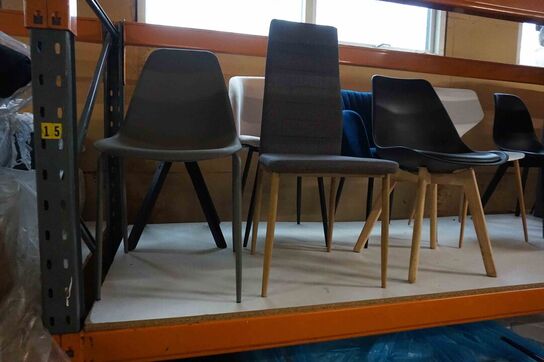 80 stk Ass. Spisebordstole