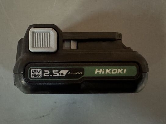 2 stk. HiKOKI BSL1225M Batteri - 12V, 2,5Ah