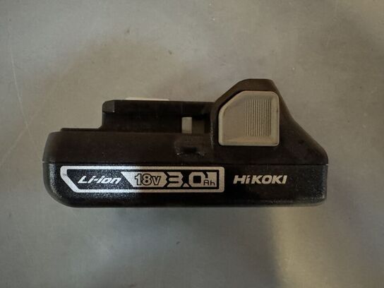 2 stk. HiKOKI BSL1830C Batteri - 18V, 3.0Ah