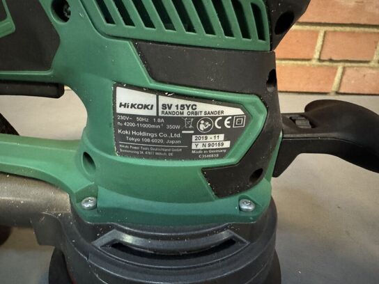 Excentersliber, HiKOKI SV15YC, 350W, 150mm