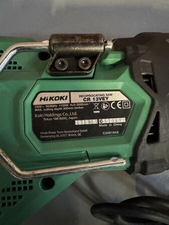 Bajonetsav, HiKOKI CR13VEY, 1100W UVP