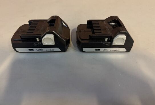 2 stk. HiKOKI BSL 1815 Batteri - 18V, 1,5Ah