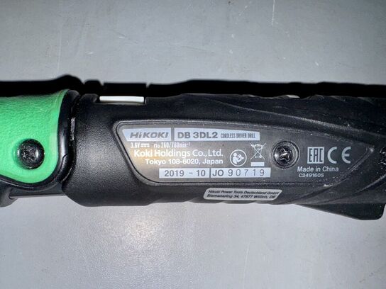 Akku Skruetrækker, HIKOKI DB3DL2 1,5Ah