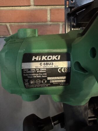 Rundsav, HiKOKI C6BU3, 1300W