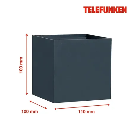 3 stk. telefunken udendørslampe led up and down(ubrugt)