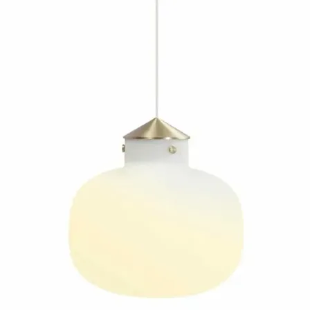 Nordlux raito 30 oval pendel hvid/mnessing(ubrugt)
