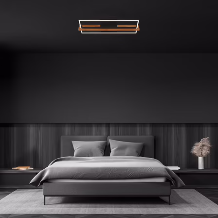 Briloner led loftlampe 2200 lumen træ 73,5 cm(ubrugt)
