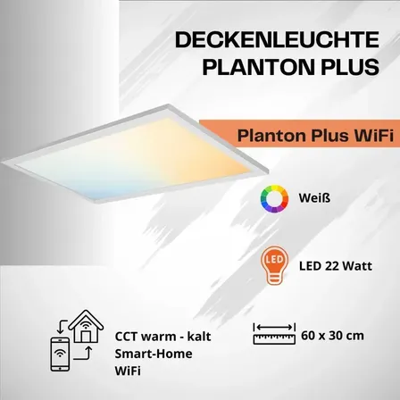 Ledvance loftlampe planon LED wifi 60 x 30 cm(ubrugt)