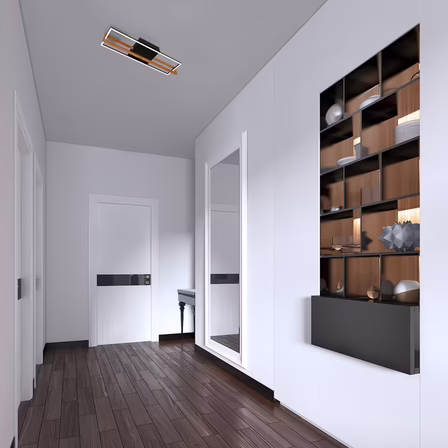 Briloner led loftlampe 2200 lumen træ 73,5 cm(ubrugt)