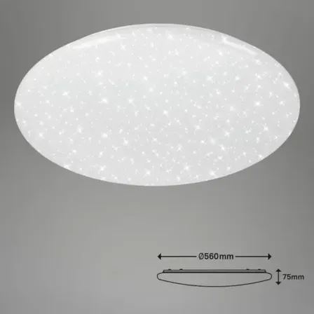 Briloner starry sky led plafond m. remote ø 56 cm(ubrugt)