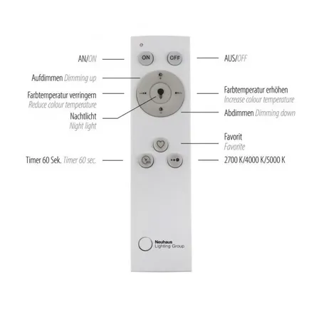 Paul neuhaus led pendel app/remote 48 cm(ubrugt)