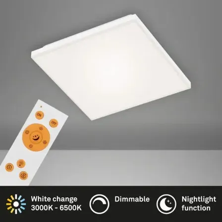 Briloner led dæmpbar rameløs loftslampe m. remote 45 cm(ubrugt)