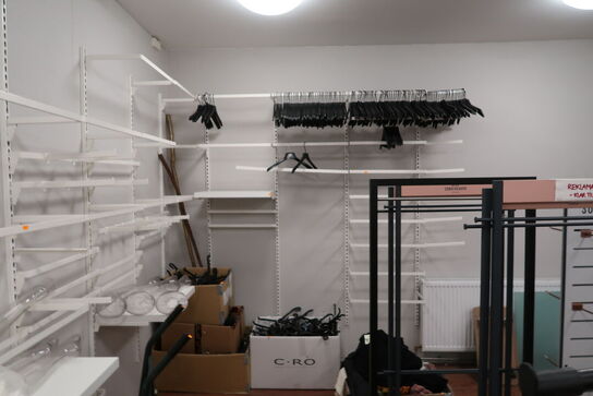 Vægreolsystem samt div. Bøjler