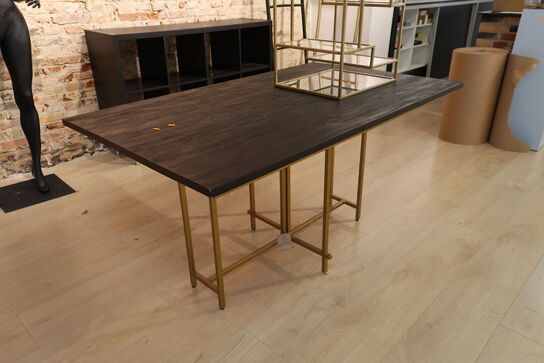 Spisebord uden indhold NORDAL BLACK WOODEN