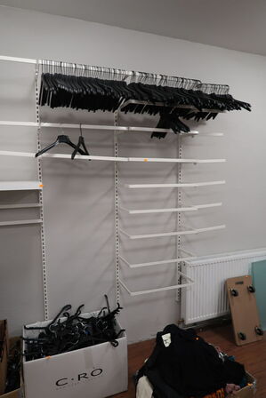 Vægreolsystem samt div. Bøjler