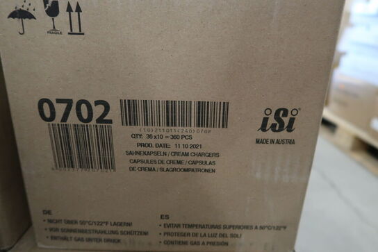 4 kasser CO2-patroner ISI Model: 0702