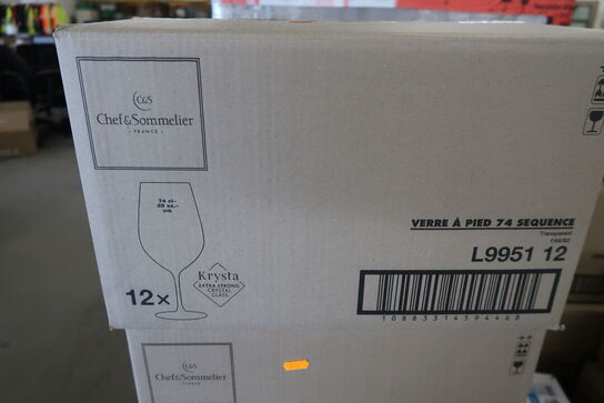 4 kasser (12 pr. stk.) vinglas CHEF & SOMMELIER Model: L 9951 12