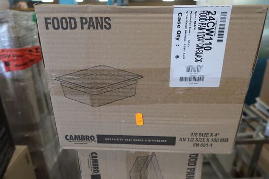 4 kasser gastronombeholder CAMBRO Model: 24C2110