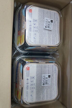 3 kasser plastikbeholder BORMIOLI Model: 389112