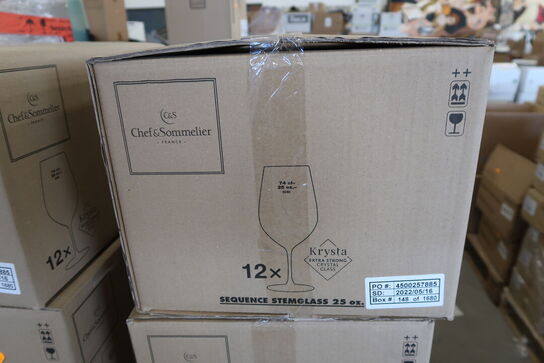 4 kasser (12 pr. stk.) vinglas CHEF & SOMMELIER Model: L 9951 12