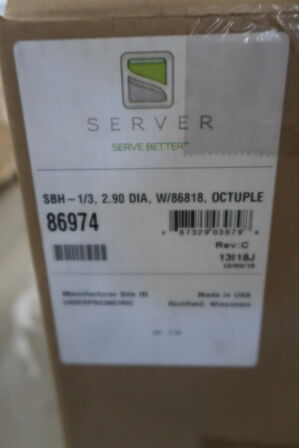 2 kasser dressingdispenser  SERVER Model: 86974