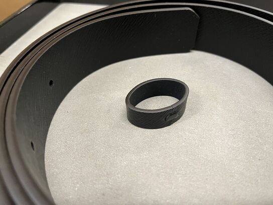 Læderbælte (Uden spænde) MONTBLANC 35mm MB198679