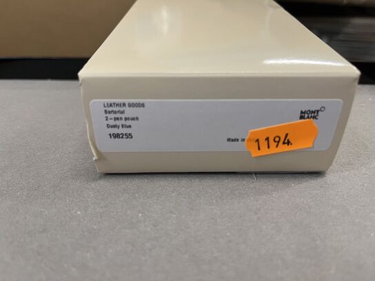 Pentaske MONTBLANC 2-pen Pouch Dusty Blue MB198255