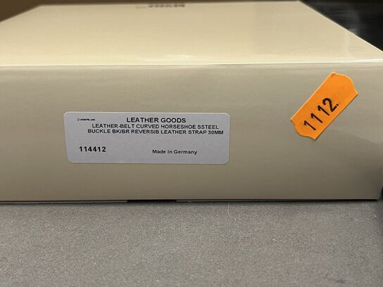 Læderbælte MONTBLANC 30mm. MB114412