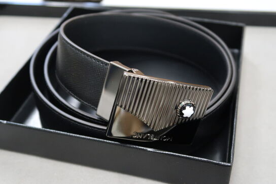 Læderbælte MONTBLANC 35mm. MB199090