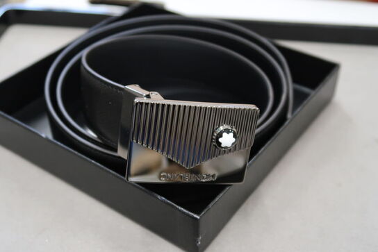 Læderbælte MONTBLANC 35mm. MB199090