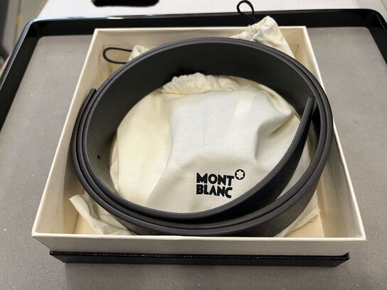 Læderbælte (Uden spænde) MONTBLANC 35mm MB198677