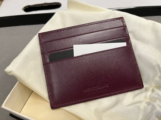 Kortholder MONTBLANC Meisterstuck 6cc cassis MB199302