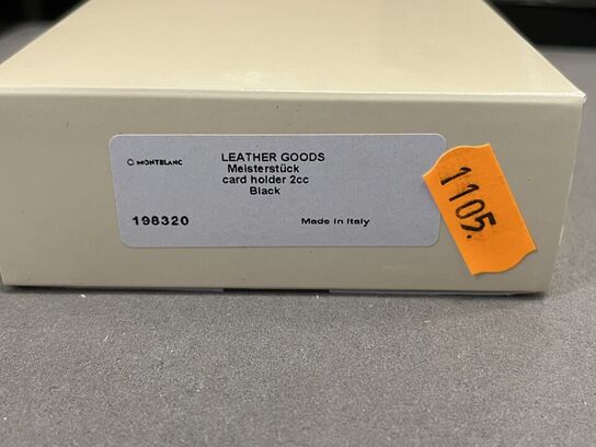 Kortholder MONTBLANC Meisterstuck 2cc black MB198320