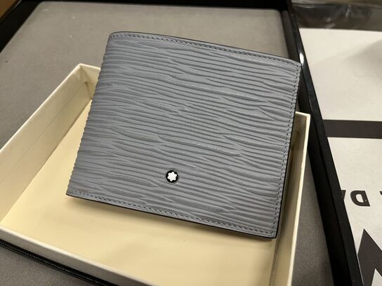 Pung MONTBLANC Wallet 8cc Steel MB198193