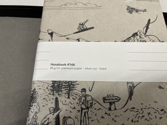 4 stk. notesbøger MONTBLANC #146 Hholiday 24 White MB132997