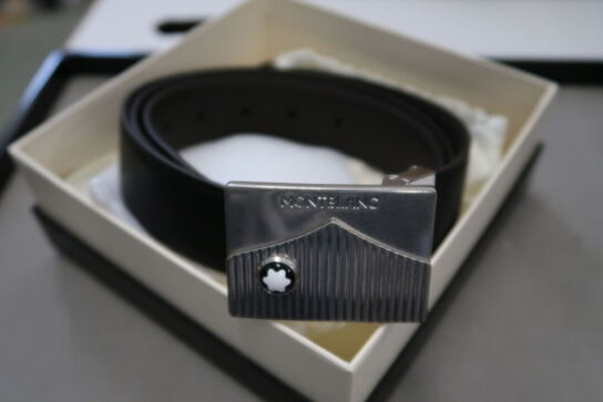 Læderbælte MONTBLANC 35mm. MB199108