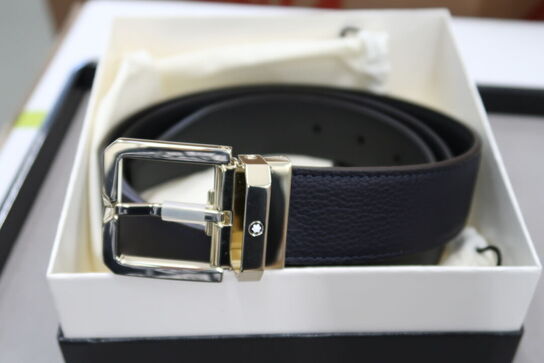 Læderbælte MONTBLANC 35mm. MB199099