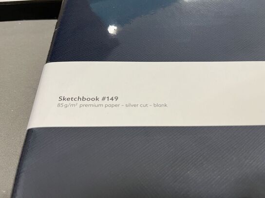4 stk. skitsebøger MONTBLANC Fine Stationery Indigo MB116930