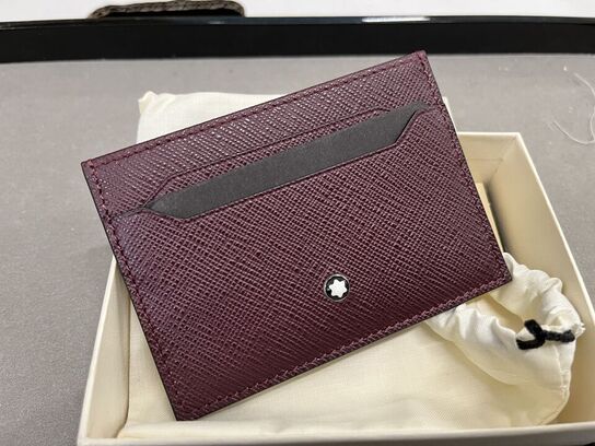 Kortholder MONTBLANC Sartorial 5 cc cassis MB 199375