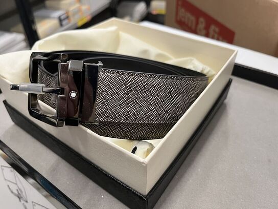 Læderbælte MONTBLANC 35mm. MB199097