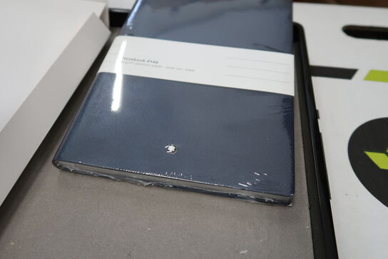 3 stk. notesbog MONTBLANC Fine Stationery #146 Indigo MB113593